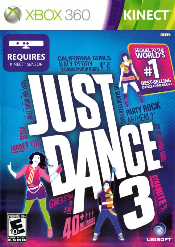 Just Dance 3 box art for Xbox 360
